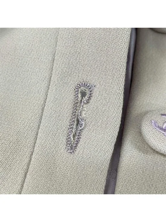 Chanel Jacket 38 M Light Gray Spring Autumn - Picture 10 of 13